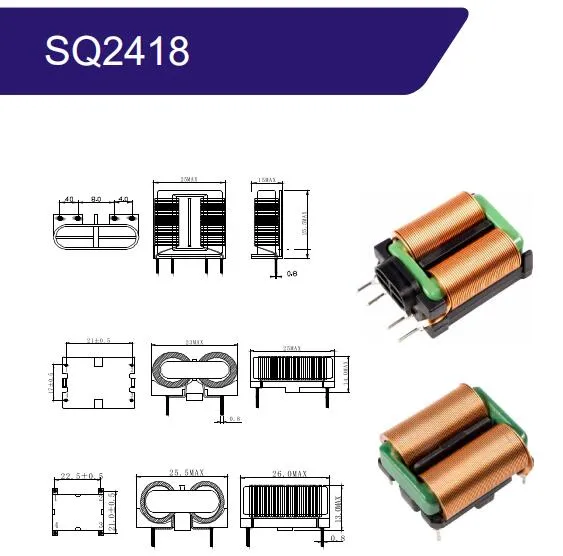 入力PCBモーターコントローラ用のコモンモードストックインデューサー