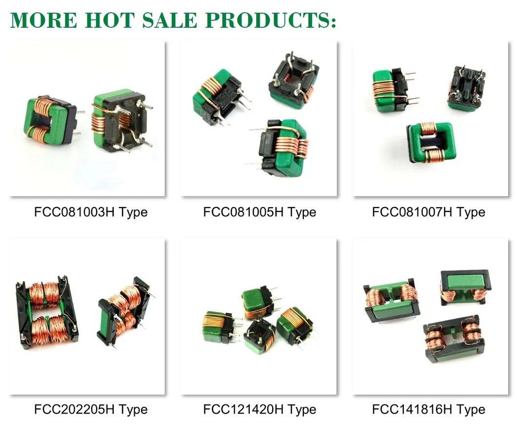 フレームコア付きのコモンモードフィルターインダクタ (FCC1614シリーズ,0.6A,68mH)