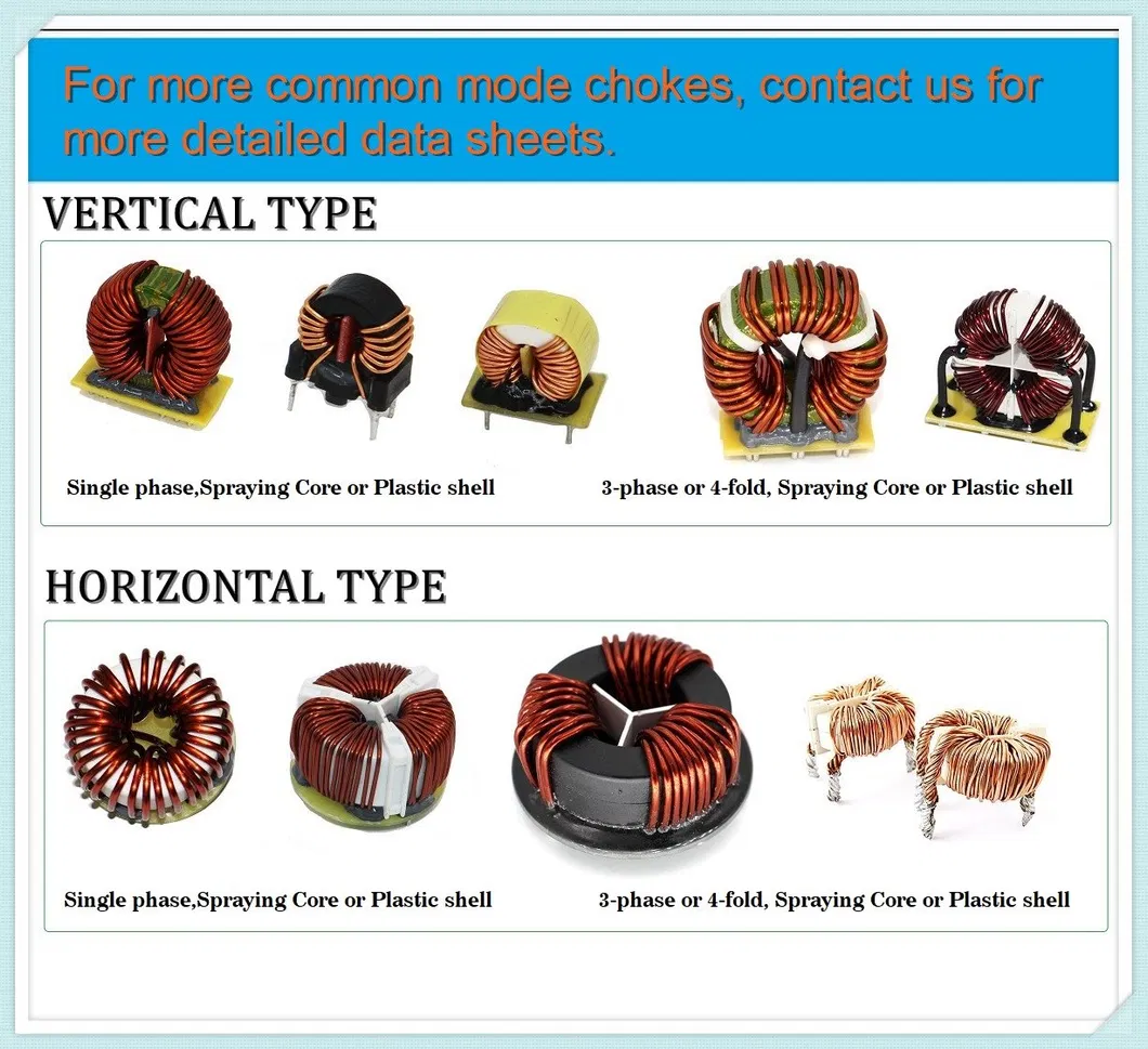 ナノ結晶コアEMCコモンモードフィルターインダクタを噴射する