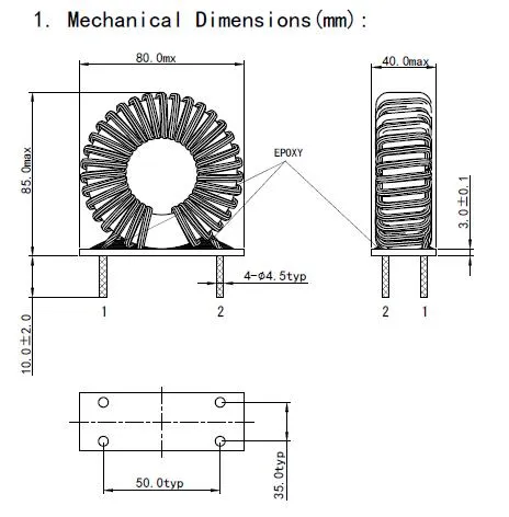 違いモード電源誘導器,CE/UL/RoHS認証
