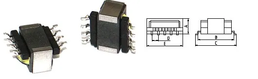 RoHS コンプリクト SMD Er 14.5 高周波トランスフォーマー