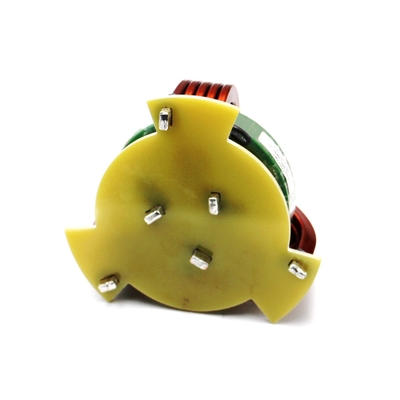 Horizontal Three Phase Common Mode Choke Coils with Flat Wire Vertical Winding