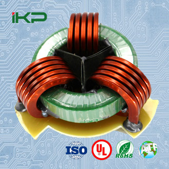 Horizontal Three Phase Common Mode Choke Coils with Flat Wire Vertical Winding