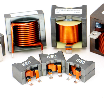 High Current PQ/RM/EP/EQ/Toroid Type Magnetic Shielded Flat Wire Edge Winding Power Inductors