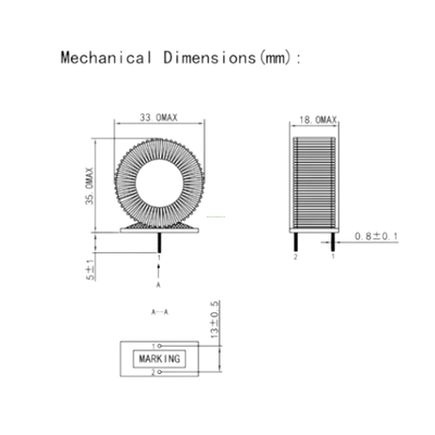Variable Inductor Integrated Ikp Carton/Pallet Coil Filter Differential Mode Inductance
