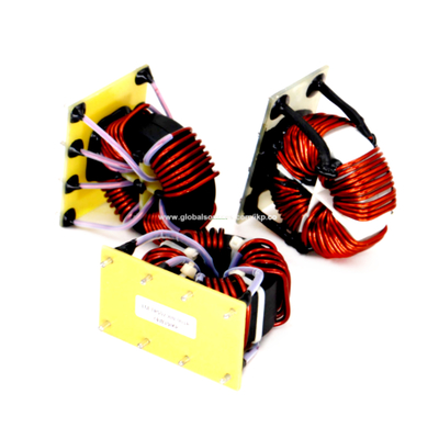 Customized Four Phase Toroidal Nanocrystalline Core Common Mode Power Line Choke Coils