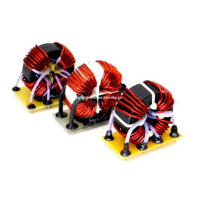 Customized Four Phase Toroidal Nanocrystalline Core Common Mode Power Line Choke Coils