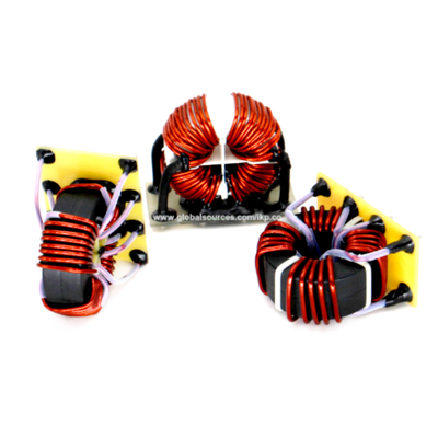 Customized Four Phase Toroidal Nanocrystalline Core Common Mode Power Line Choke Coils