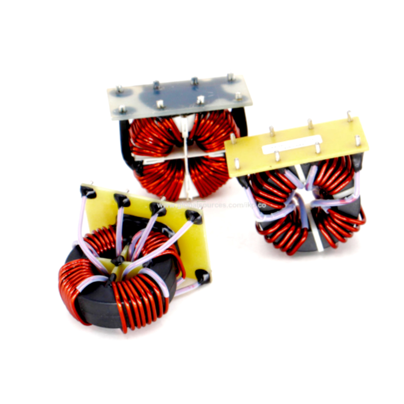 Customized Four Phase Toroidal Nanocrystalline Core Common Mode Power Line Choke Coils