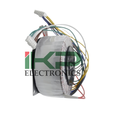 2500VA 定位電源 97.5% 効率 210*100mm 外側の寸法 D*H 16.7KG 重量 風力発電用のトロイド変圧器